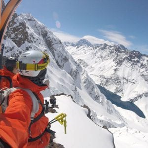 Skier in Valle Nevado - Chile Ski Resort