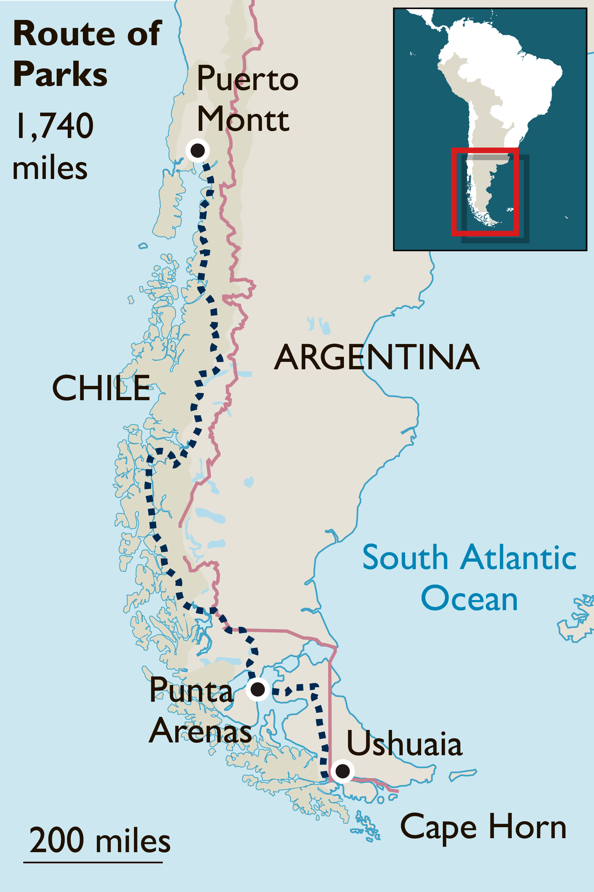 History Of Chile Route Of Parks Trail Patagonia