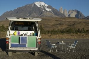 Campervan Campsites in Torres del Paine Laguna Amarga